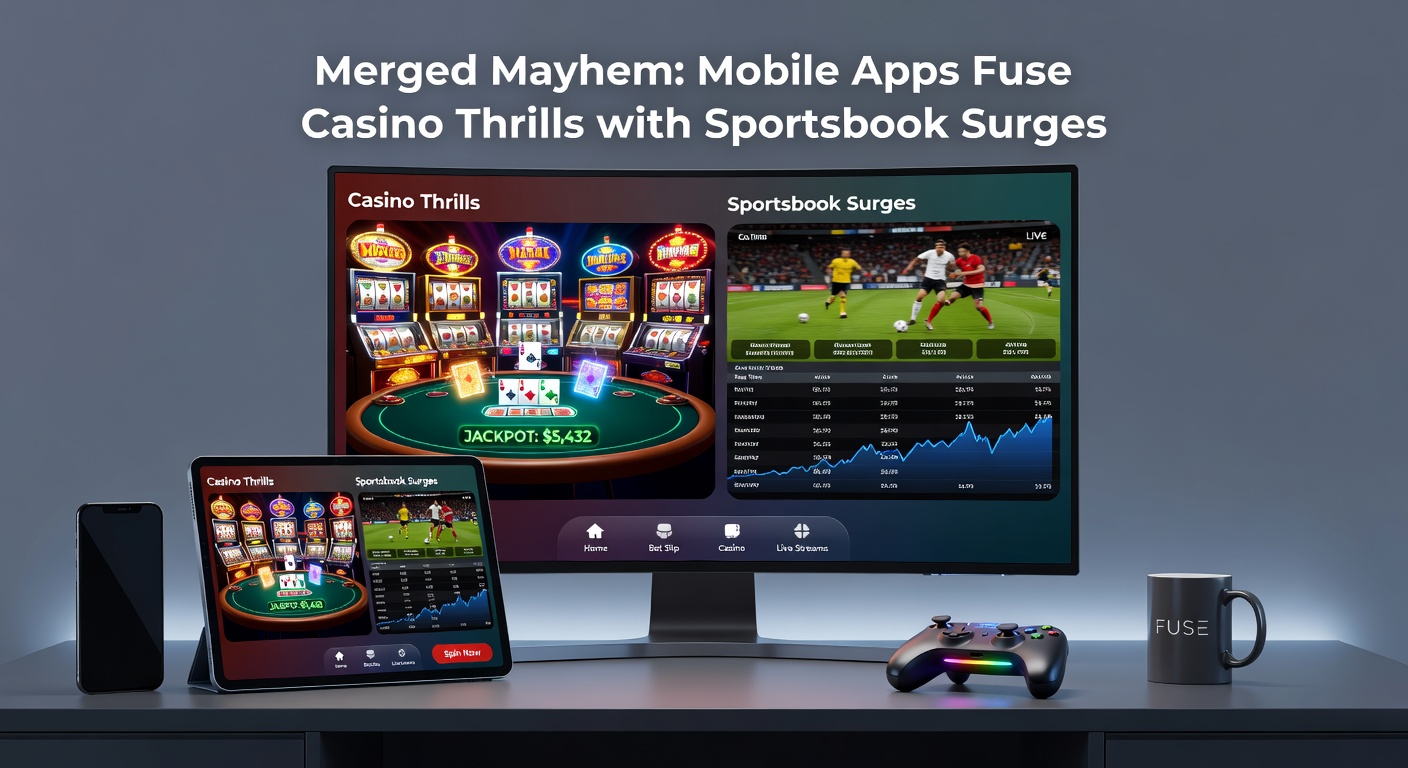Close-up of a user's hand holding a phone, with app screens showing simultaneous casino roulette wheel spin and tennis match live betting odds overlaid